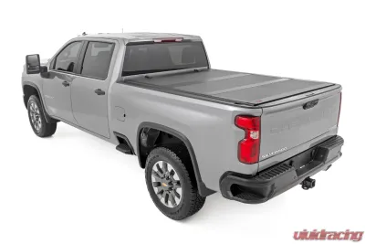 Rough Country Hard Tri-Fold Flip Up Bed Cover 6'9" Bed Chevy | GMC Silverado | Sierra 2500HD | 3500HD 20-25 - 49120651