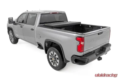 Rough Country Hard Tri-Fold Flip Up Bed Cover 6'9" Bed Chevy | GMC Silverado | Sierra 2500HD | 3500HD 20-25 - 49120651