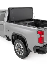 Rough Country Hard Tri-Fold Flip Up Bed Cover 6'9" Bed Chevy | GMC Silverado | Sierra 2500HD | 3500HD 20-25                                     - 49120651 - Image 5