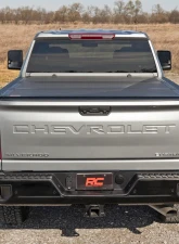 Rough Country Hard Tri-Fold Flip Up Bed Cover 6'9" Bed Chevy | GMC Silverado | Sierra 2500HD | 3500HD 20-25                                     - 49120651 - Image 6