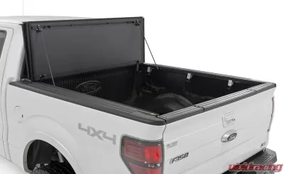 Rough Country Hard Tri-Fold Flip Up Bed Cover 5'7" Bed Ford F-150 2WD | 4WD 2004-2014 - 49214550