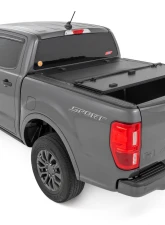 Rough Country Hard Tri-Fold Flip Up Bed Cover 5' Bed Ford Ranger 2WD | 4WD 2019-2023                                     - 49220500 - Image 4