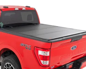 Rough Country Hard Tri-Fold Flip Up Bed Cover 5'7