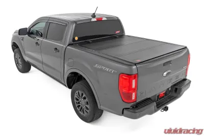 Rough Country Hard Tri-Fold Flip Up Bed Cover 6' Bed Ford Ranger 2WD | 4WD 2019-2023 - 49220600