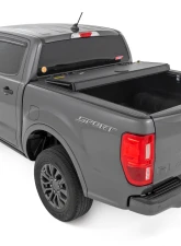 Rough Country Hard Tri-Fold Flip Up Bed Cover 6' Bed Ford Ranger 2WD | 4WD 2019-2023                                     - 49220600 - Image 5