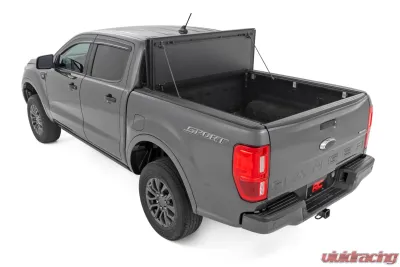 Rough Country Hard Tri-Fold Flip Up Bed Cover 6' Bed Ford Ranger 2WD | 4WD 2019-2023 - 49220600