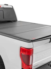 Rough Country Hard Tri-Fold Flip Up Bed Cover 6'10" Bed Ford F-250 | F-350 Super Duty 17-25                                     - 49220651 - Image 6