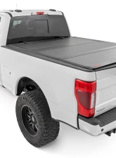Rough Country Hard Tri-Fold Flip Up Bed Cover 6'10" Bed Ford F-250 | F-350 Super Duty 17-25                                     - 49220651 - Image 3