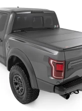 Rough Country Hard Tri-Fold Flip Up Bed Cover 5'7" Bed Ford F-150 21-25 | F-150 Lightning 22-25                                     - 49221550 - Image 3