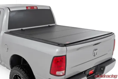 Rough Country Hard Tri-Fold Flip Up Bed Cover 5'7" Bed Ram 1500 2WD | 4WD 2010-2018 & Classic - 49319550