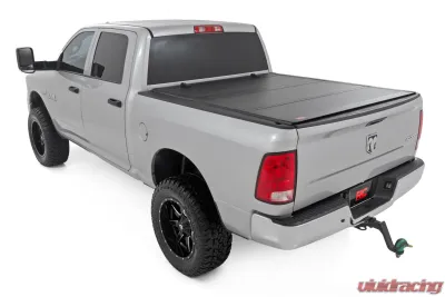 Rough Country Hard Tri-Fold Flip Up Bed Cover 5'7" Bed Ram 1500 2WD | 4WD 2010-2018 & Classic - 49319550