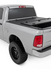 Rough Country Hard Tri-Fold Flip Up Bed Cover 5'7" Bed Ram 1500 2WD | 4WD 2010-2018 & Classic                                     - 49319550 - Image 4