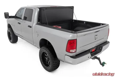 Rough Country Hard Tri-Fold Flip Up Bed Cover 5'7" Bed Ram 1500 2WD | 4WD 2010-2018 & Classic - 49319550