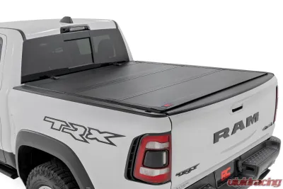 Rough Country Hard Tri-Fold Flip Up Bed Cover 6'4" Ram 1500 19-25 | 1500 TRX 21-24 - 49320650