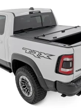 Rough Country Hard Tri-Fold Flip Up Bed Cover 6'4" Ram 1500 19-25 | 1500 TRX 21-24                                     - 49320650 - Image 4