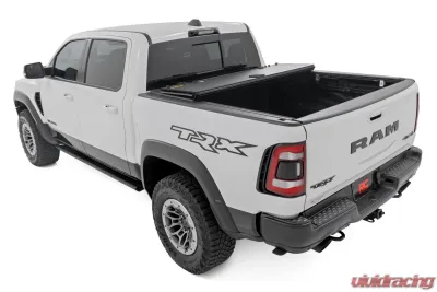 Rough Country Hard Tri-Fold Flip Up Bed Cover 6'4" Ram 1500 19-25 | 1500 TRX 21-24 - 49320650