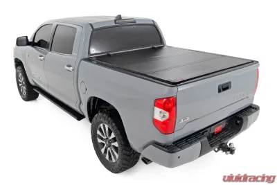 Rough Country Hard Tri-Fold Flip Up Bed Cover 5'7" Bed Toyota Tundra 2WD | 4WD 07-21 - 49414551