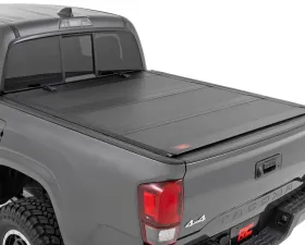 Rough Country Hard Tri-Fold Flip Up Bed Cover 5' Bed Toyota Tacoma 2WD | 4WD 2016-2023