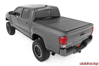Rough Country Hard Tri-Fold Flip Up Bed Cover 5' Bed Toyota Tacoma 2WD | 4WD 2016-2023 - 49420500