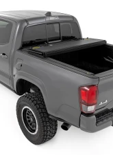 Rough Country Hard Tri-Fold Flip Up Bed Cover 5' Bed Toyota Tacoma 2WD | 4WD 2016-2023                                     - 49420500 - Image 5