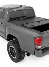 Rough Country Hard Tri-Fold Flip Up Bed Cover 6' Bed Toyota Tacoma 2WD | 4WD 2016-2023                                     - 49420600 - Image 4