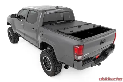 Rough Country Hard Tri-Fold Flip Up Bed Cover 6' Bed Toyota Tacoma 2WD | 4WD 2016-2023 - 49420600