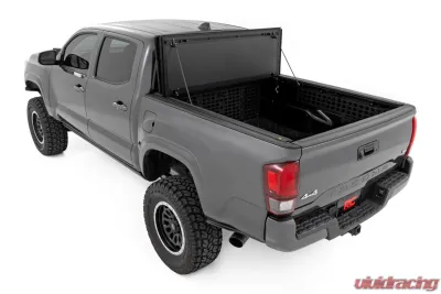 Rough Country Hard Tri-Fold Flip Up Bed Cover 6' Bed Toyota Tacoma 2WD | 4WD 2016-2023 - 49420600