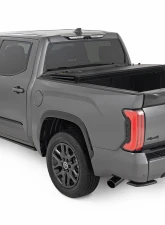 Rough Country Hard Tri-Fold Flip Up Bed Cover 5'7" Toyota Tundra 2WD | 4WD 2022-2025                                     - 49514551 - Image 4