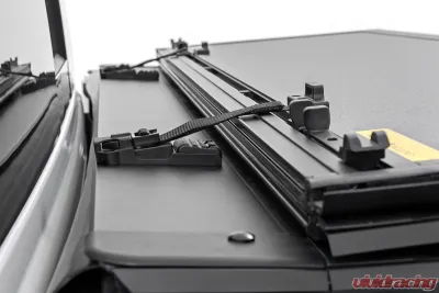 Rough Country Hard Tri-Fold Flip Up Bed Cover 5'7" Toyota Tundra 2WD | 4WD 2022-2025 - 49514551