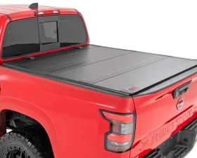 Rough Country Hard Tri-Fold Flip Up Bed Cover 5' Bed Nissan Frontier 2WD | 4WD 22-25