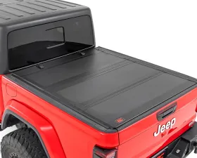 Rough Country Hard Tri-Fold Flip Up Bed Cover 5' Bed Jeep Gladiator JT 4WD 2020-2025