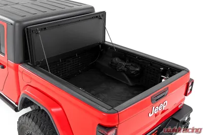Rough Country Hard Tri-Fold Flip Up Bed Cover 5' Bed Jeep Gladiator JT 4WD 2020-2025 - 49620500