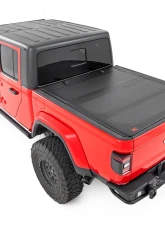 Rough Country Hard Tri-Fold Flip Up Bed Cover 5' Bed Jeep Gladiator JT 4WD 2020-2025                                     - 49620500 - Image 3