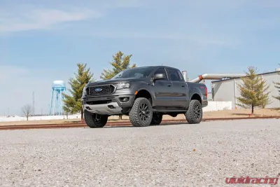 Rough Country 3.5" Lift Kit No Shocks w/Factory Cast Steel Knuckles Ford Ranger 2019-2022 - 50002