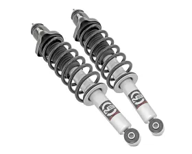 Rough Country Loaded Strut Pair Stock Rear Jeep Compass 4WD 2007-2016