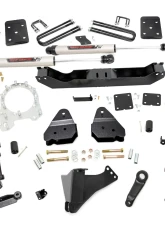 Rough Country 6" Lift Kit Diesel w/V2 Monotube Shocks 3.5in without Factory Rear Overload Springs Ford F-250 Super Duty F-350 Super Duty 2017-2022                                     - 50470 - Image 6