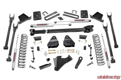 Rough Country 6" Lift Kit Diesel N3 Shocks 4in without Factory Rear Overload Springs Ford F-250 Super Duty F-350 Super Duty 2017-2022 - 50721