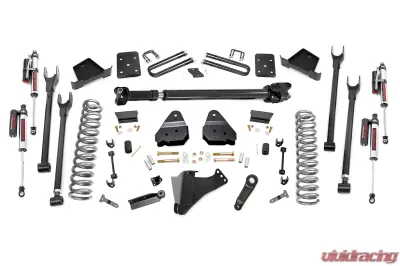 Rough Country 6" Lift Kit Diesel Vertex Reservoir Shocks 4in without Factory Rear Overload Springs Ford F-250 Super Duty F-350 Super Duty 2017-2022 - 50751