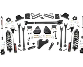 Rough Country 6" Lift Kit Diesel 4-Link FR D/S C/O V2 Ford F-250 | F-350 Super Duty 17-22