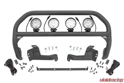 Rough Country Nudge Bar 4" Round Led x4 Ford Bronco Sport 4WD 2021-2025 - 51044