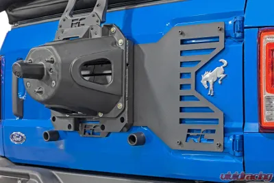 Rough Country Spare Tire Relocation and Reinforcement Bracket Ford Bronco 2021-2022 - 51055