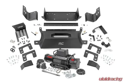 Rough Country Hidden Winch Mount w/PRO9500S Ford Bronco 2021-2022 - 51058