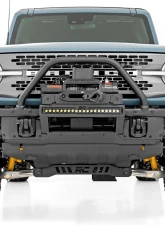 Rough Country High Winch Mount All Models 20" Black Single Row LED DRL Ford Bronco 21-25                                     - 51068 - Image 5