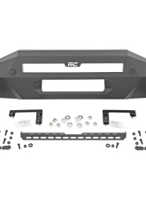 Rough Country Front Bumper Full Width w/Black Series Amber DRL Cubes Ford Bronco 2021-2022                                     - 51075 - Image 6