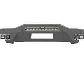 Rough Country Front Bumper High Clearance w/Black Series Flood and SAE Fog Cubes Ford Bronco 2021-2022