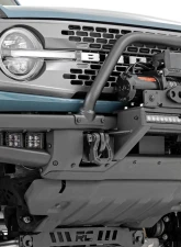 Rough Country Triple LED Fog Light Kit Black Series w/White DRL Ford Bronco 2021-2022                                     - 51087 - Image 3