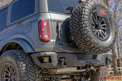Rough Country Rear Bumper Black Series LED 6" Pair Slim Line | Ford Bronco 21-25 - 51091