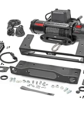 Rough Country High Winch Mount All Models 12000S 20" Black Single Row LED Ford Bronco 21-25                                     - 51098 - Image 6