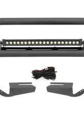 Rough Country Nudge Bar 20" BLK DRL Single Row LED OE Modular Steel Ford Bronco 21-25                                     - 51102 - Image 6