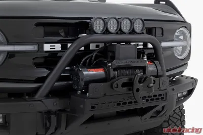 Rough Country Safari Bar for Ford Bronco 2021-2025, Modular Steel, LED Compatible - 51110